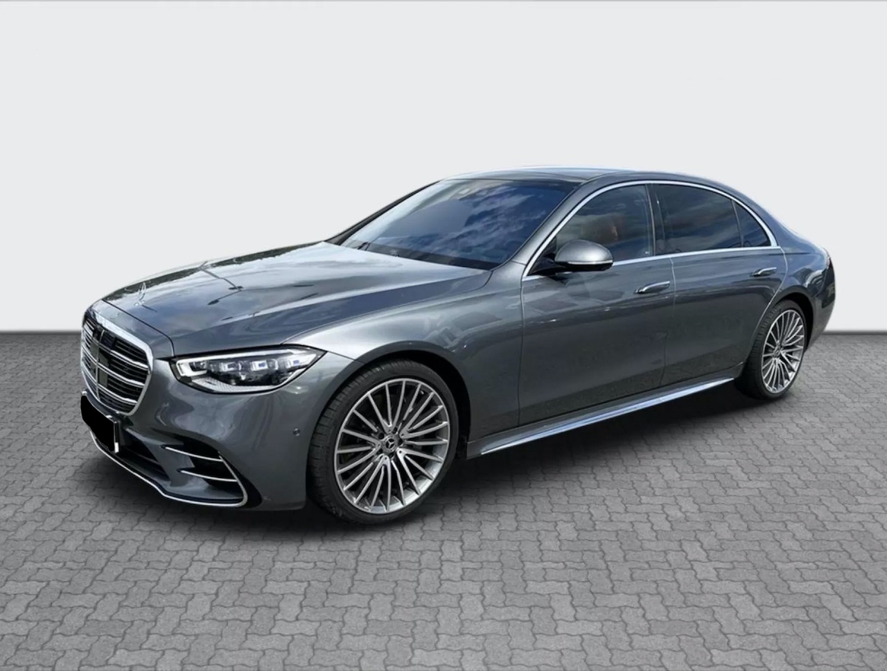Mercedes S 400d 4MATIC AMG LONG | předváděcí auto skladem | šedá s hnědou kůží | maximální výbava | sleva | výprodej skladu | nákup online | auto eshop AUTOiBUY.com
